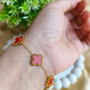 CrimsonLuck Clover Bracelet