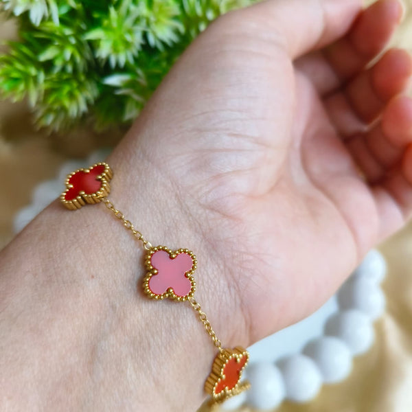 CrimsonLuck Clover Bracelet