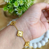 GildedLuck Clover Bracelet