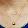 HeartGlow Layered Pendant Chain