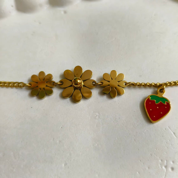 Berry Bloom Tennis Bracelet